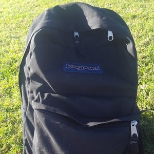 black jansport backpack